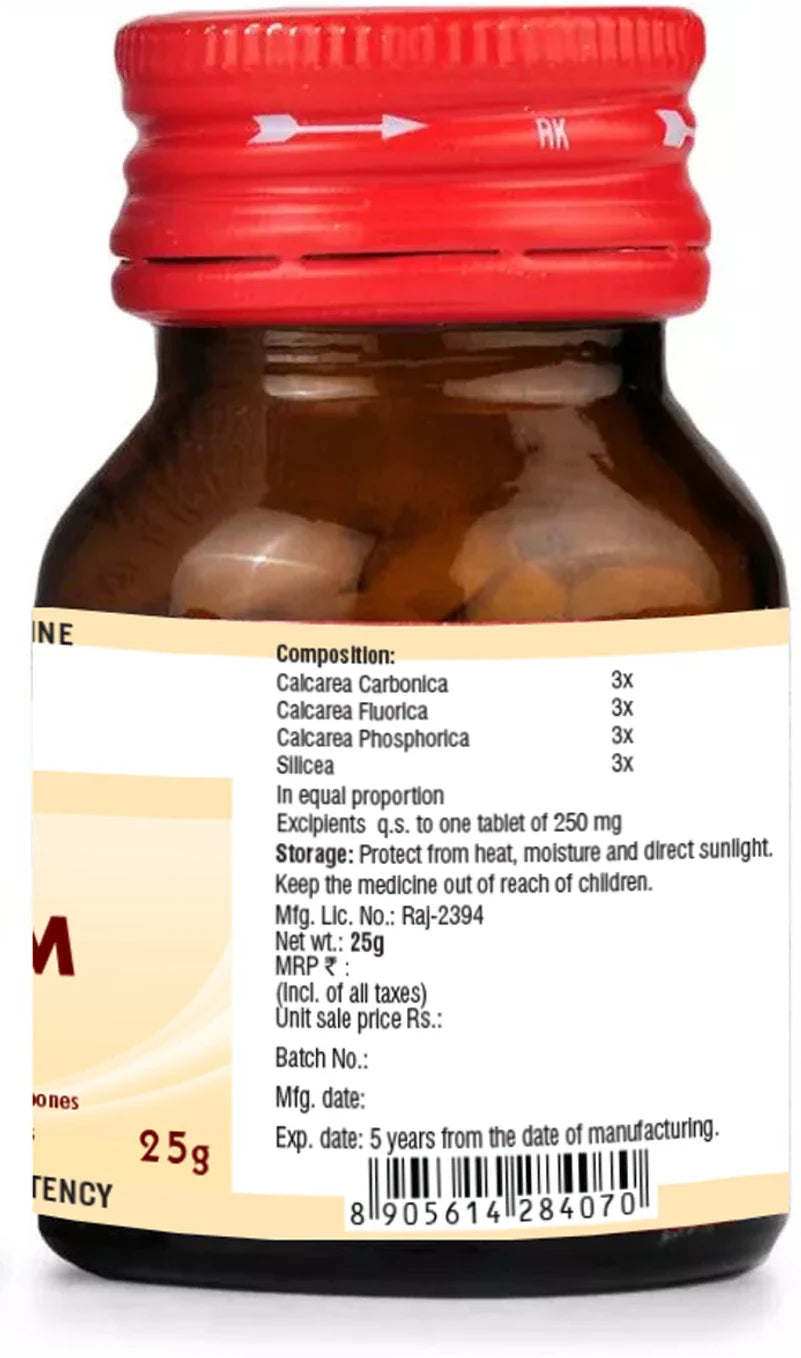 Bjain Homeopathy Omeo Calcium Tablets - 25 Gm