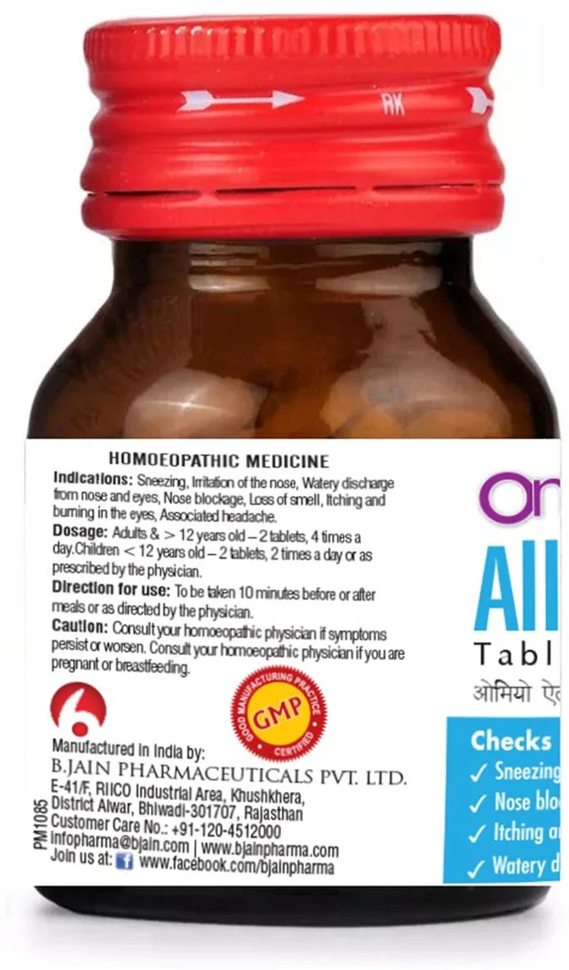 Bjain Homeopathy Omeo Allergy Tablets - 25 gm