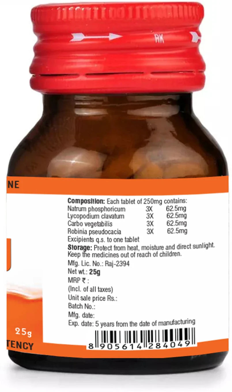 Bjain Homeopathy Omeo Acidity Tablet - 25 gm