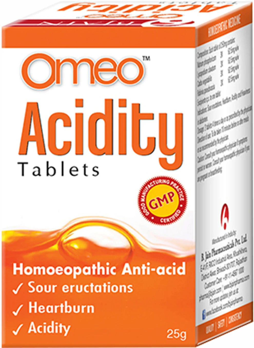 Bjain Homeopathy Omeo Acidity Tablet - 25 gm
