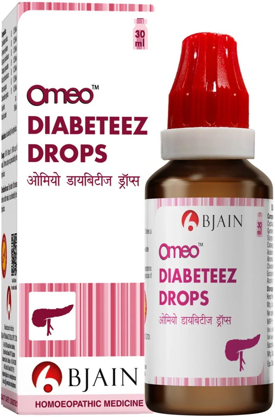 Bjain Homeopathy Omeo Diabetes Drops - 30 ml