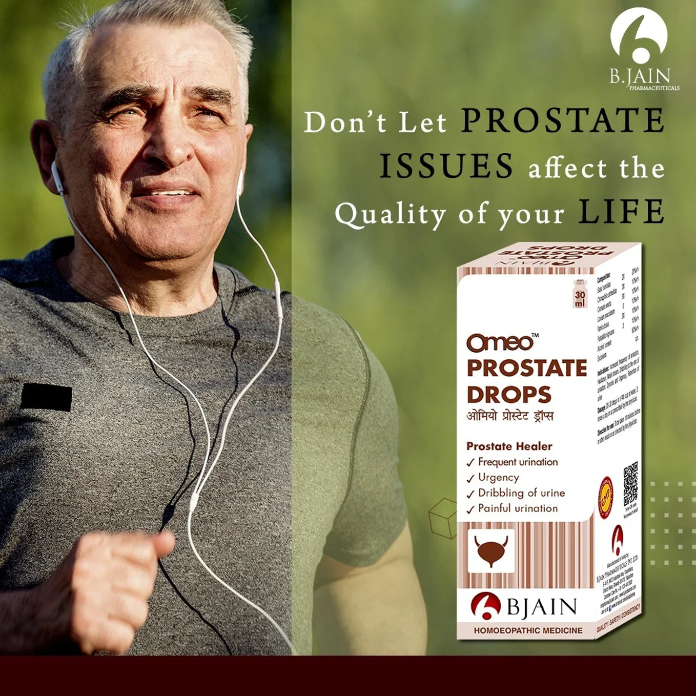 Bjain Homeopathy Omeo Prostate Drops - 30 ml