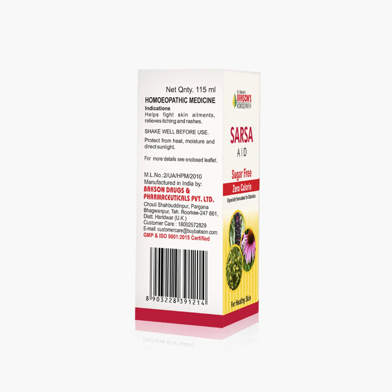 Bakson's Homeopathy Sarsa Aid Syrup - 115 ml