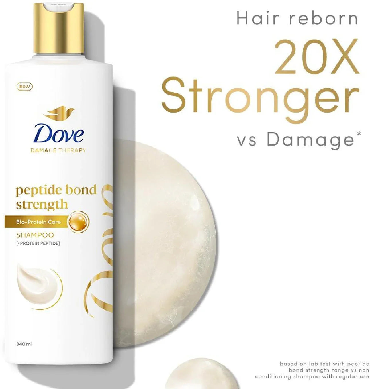 Dove Peptide Bond Strength Shampoo - 180 ml
