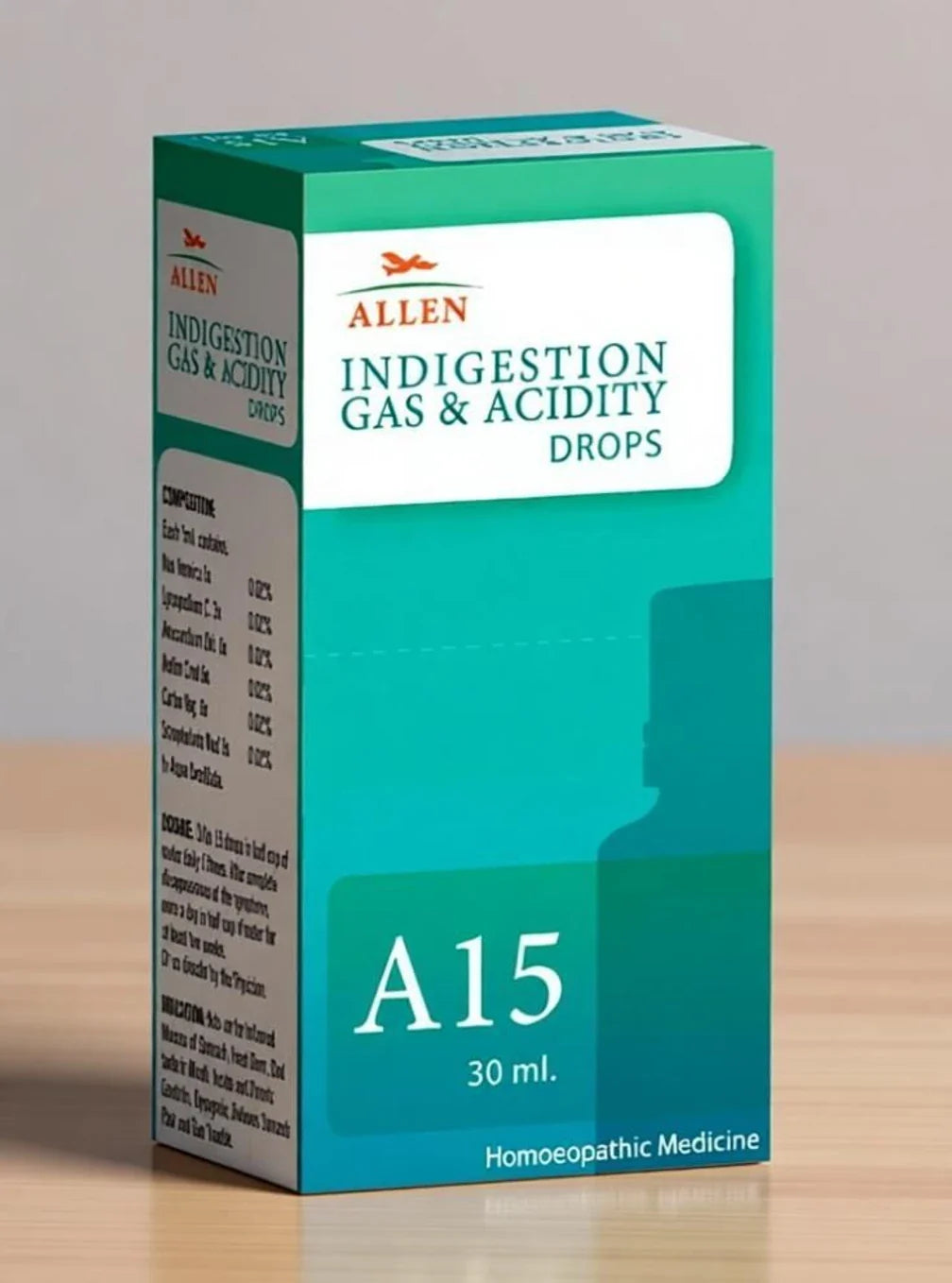 Allen Homeopathy A15 Indigestion Gas & Acidity Drops - 30 ml