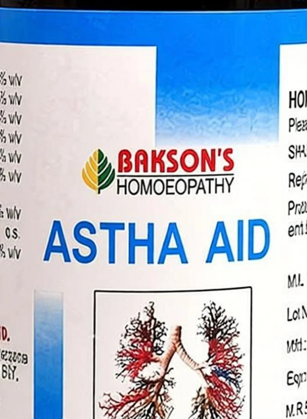 Bakson's Homeopathy Astha Aid Syrup - 115 ml
