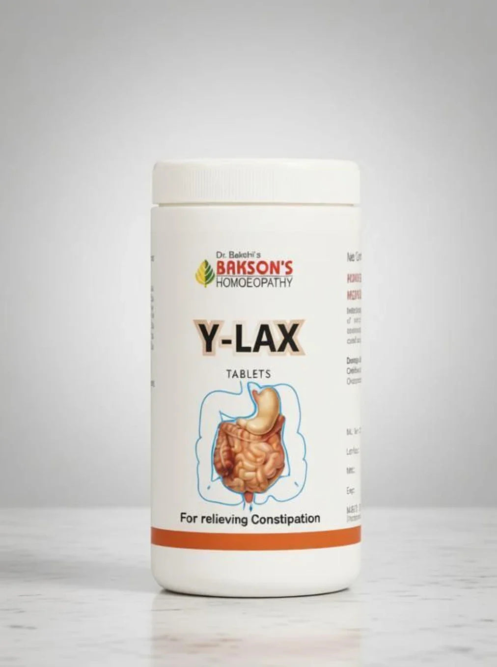 Bakson's Homeopathy Y-Lax Tablet - 200 tabs - Pack of 1