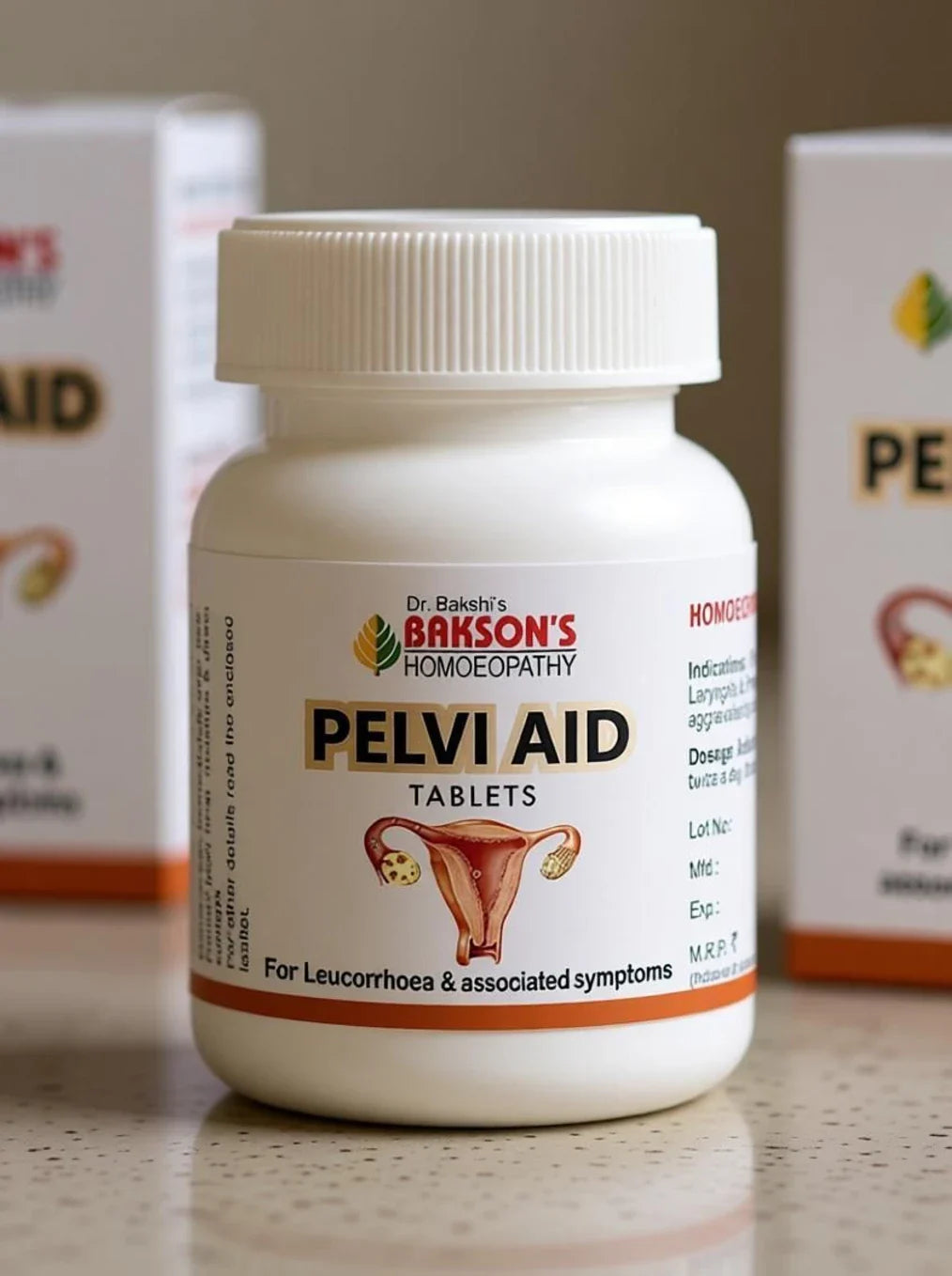 Bakson's Homeopathy Pelvi Aid Tablets - 75 Tablets