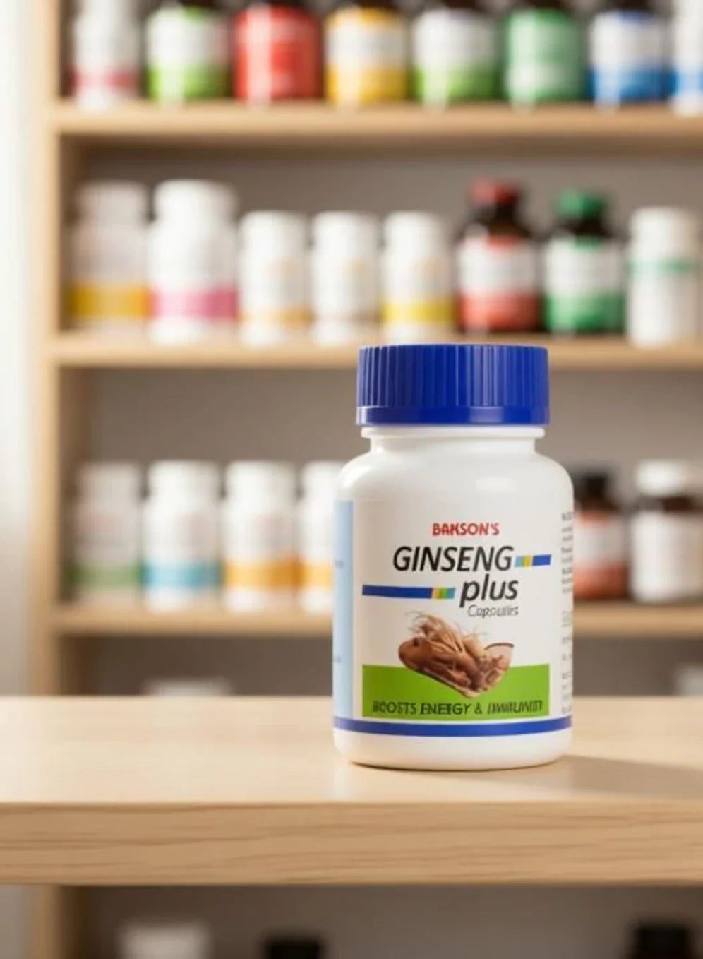 Bakson's Ginseng Plus Capsules - 30 caps