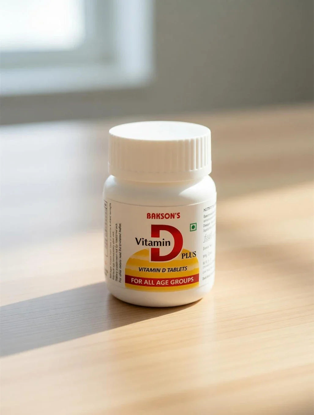 Bakson's Vitamin D Plus Tablets - 30 Tablets