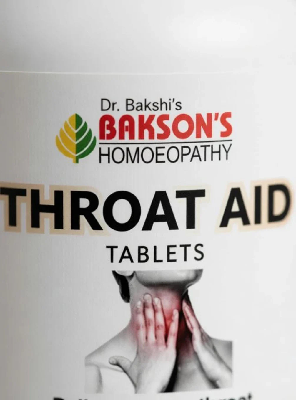 Bakson's Homeopathy Throat Aid Tablets - 75 tabs - Pack of 1