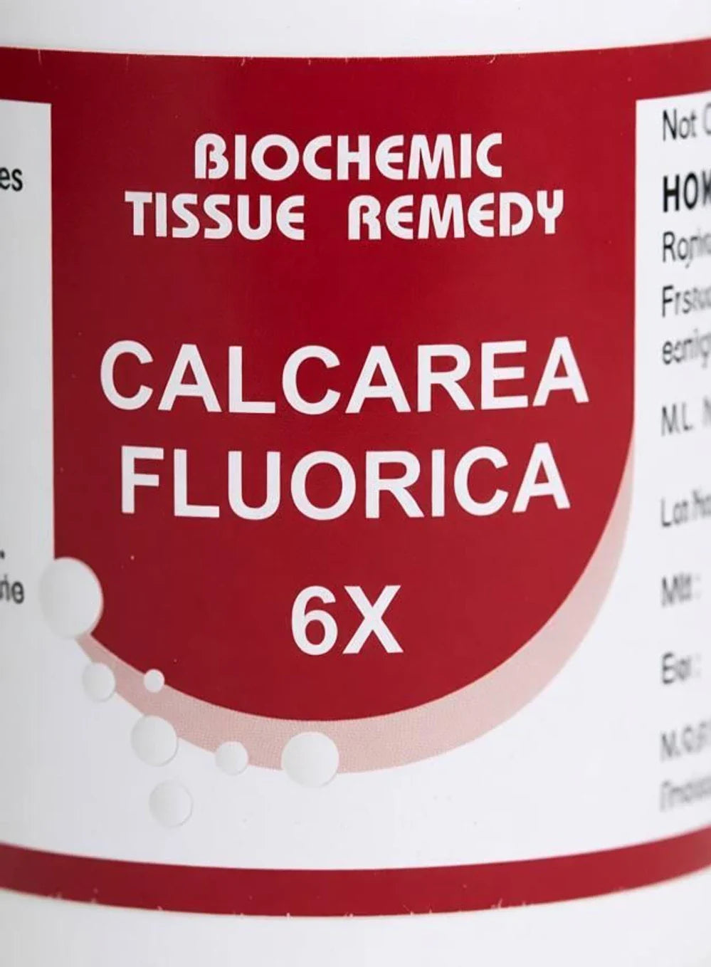 Bakson's Homeopathy Calcarea Fluorica Tablets - 25 gm - 6X