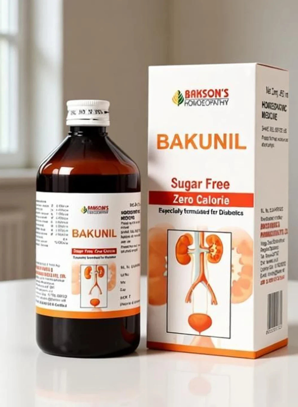 Bakson's Homeopathy Bakunil Syrup (Sugar Free) - 450 ml
