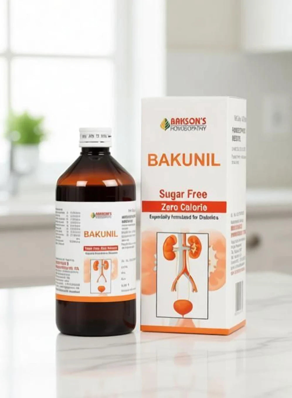 Bakson's Homeopathy Bakunil Syrup (Sugar Free) - 450 ml