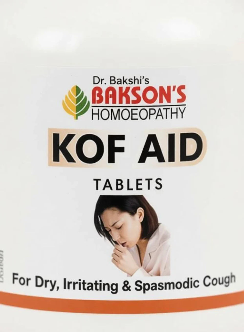 Bakson's Homeopathy Kof Aid Tablets - 75 Tablets