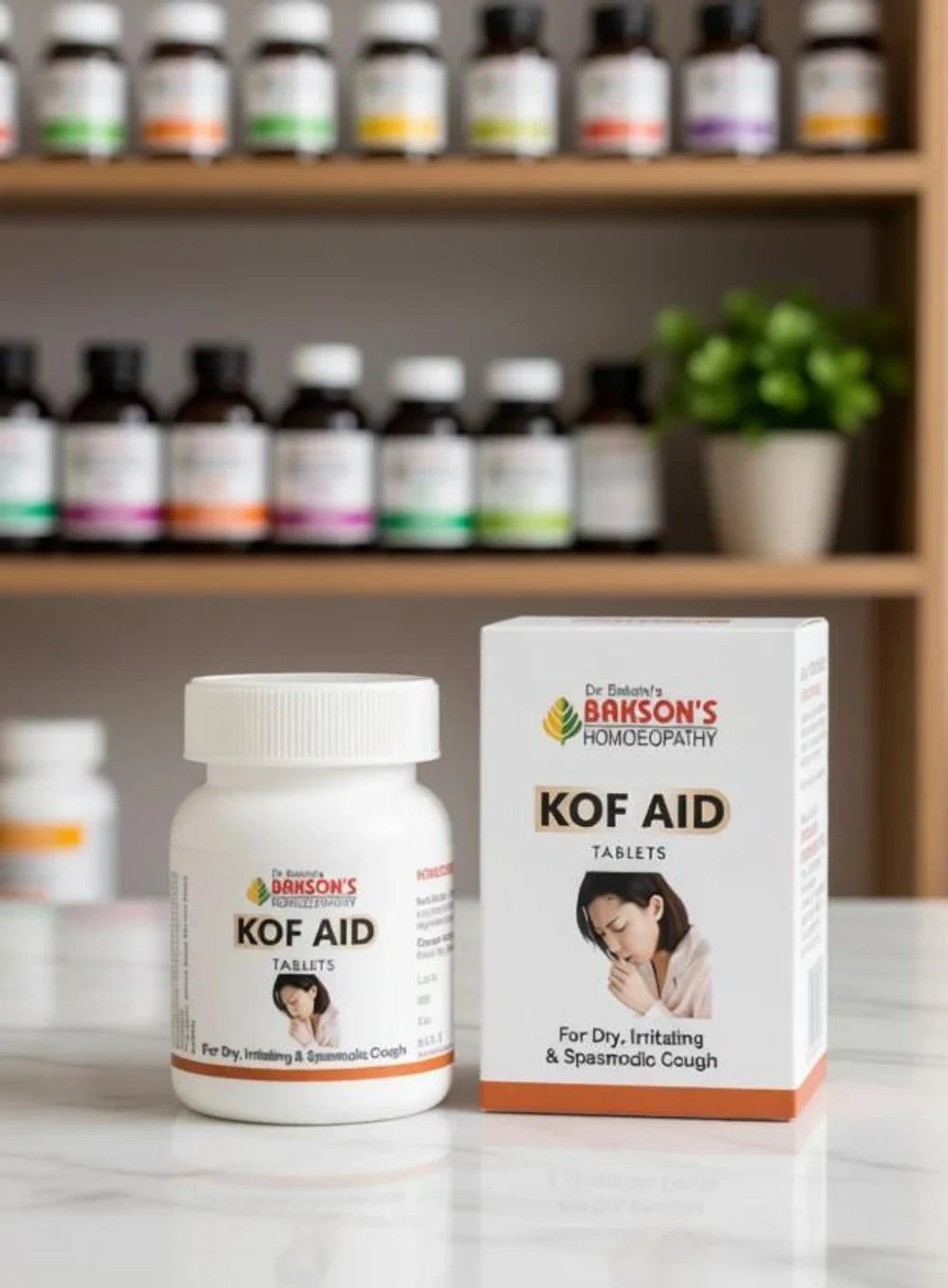 Bakson's Homeopathy Kof Aid Tablets - 75 Tablets