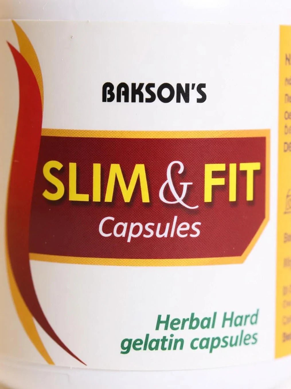 Bakson's Slim & Fit Capsules - 30 caps