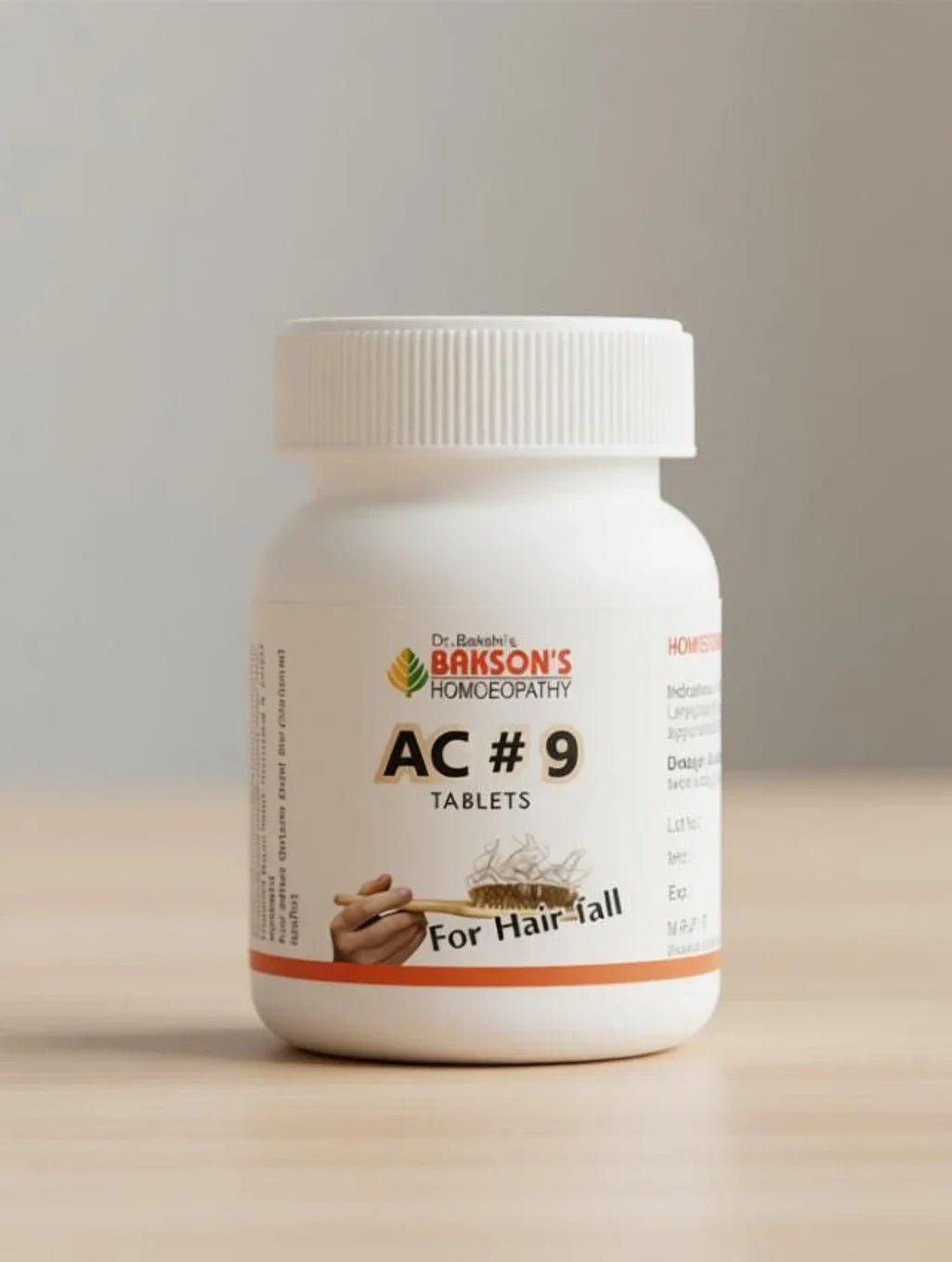 Bakson's Homeopathy AC#9 Tablets - 75 tabs