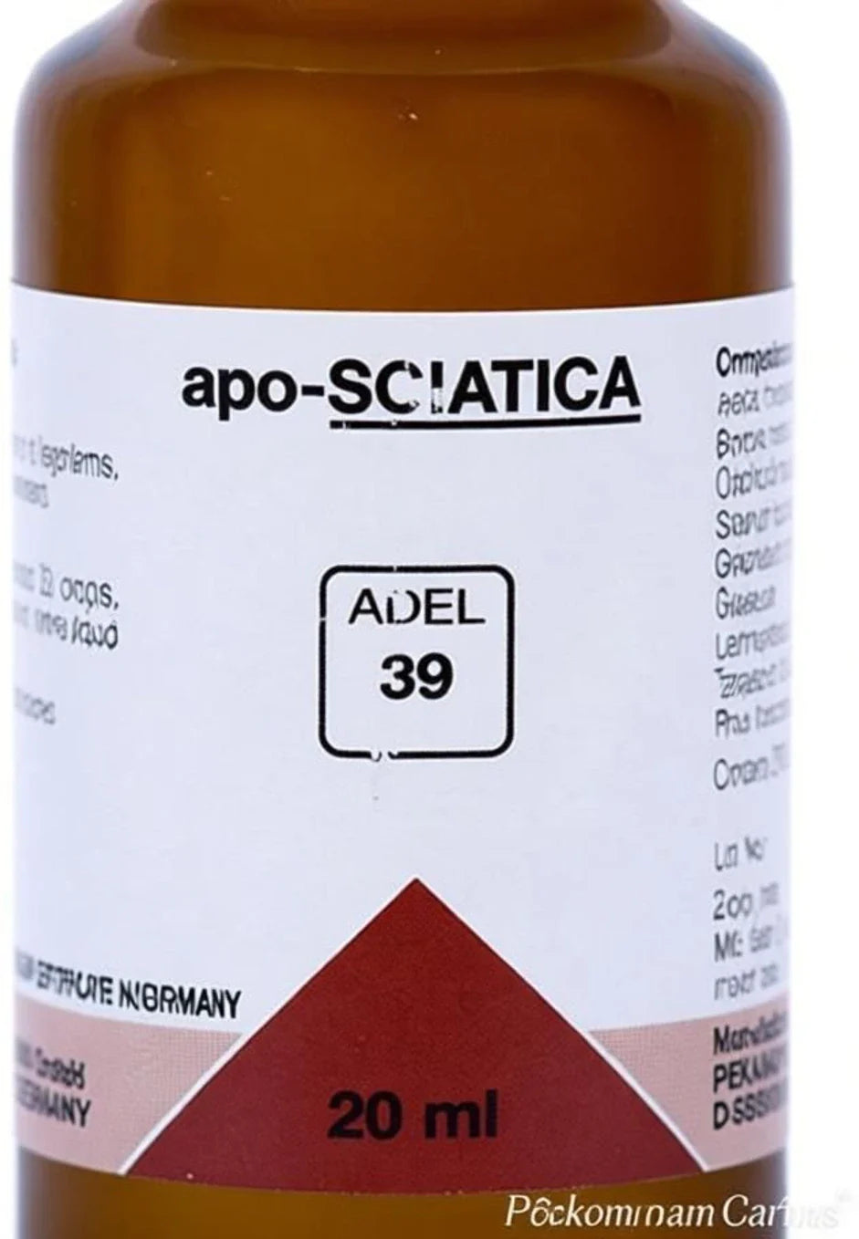Adel Homeopathy 39 Apo-Sciatica Drop - 20 ml