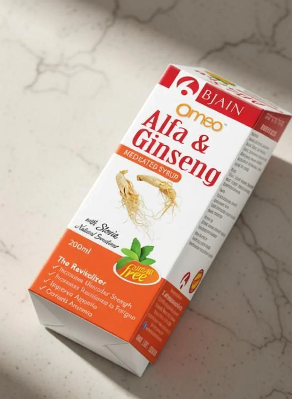 Bjain Homeopathy Omeo Alfa & Ginseng Syrup Sugar Free - 500 ml