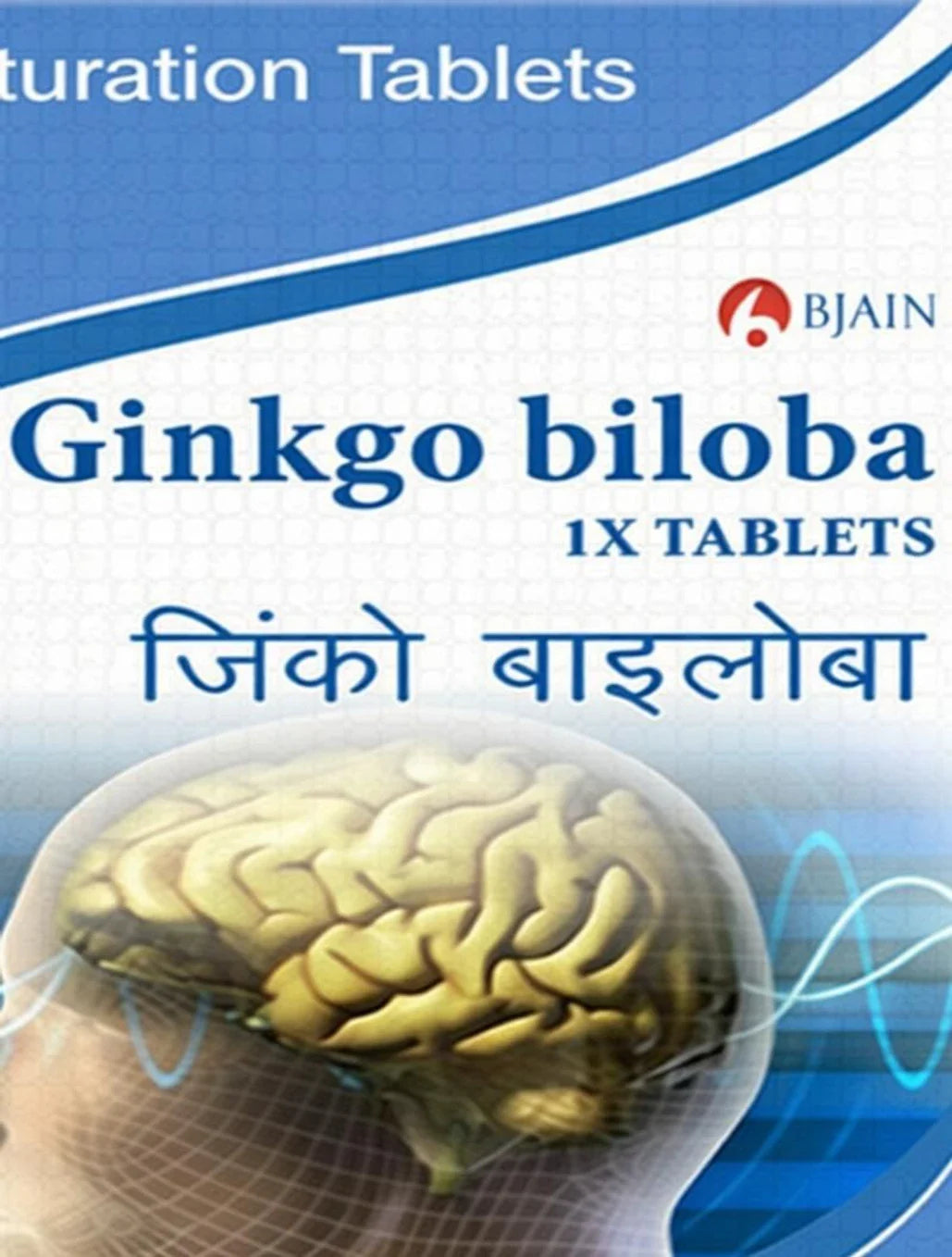 Bjain Homeopathy Ginkgo Biloba Tablets - 1X - 25 gm