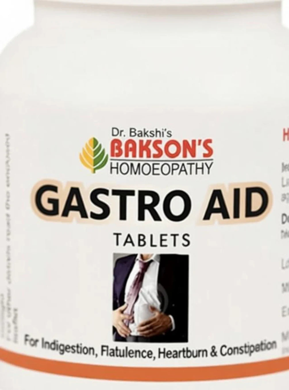 Bakson's Homeopathy Gastro Aid Tablets - 75 Tablets