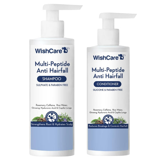 Wishcare Multi Peptide Anti Hairfall Shampoo + Conditioner Combo