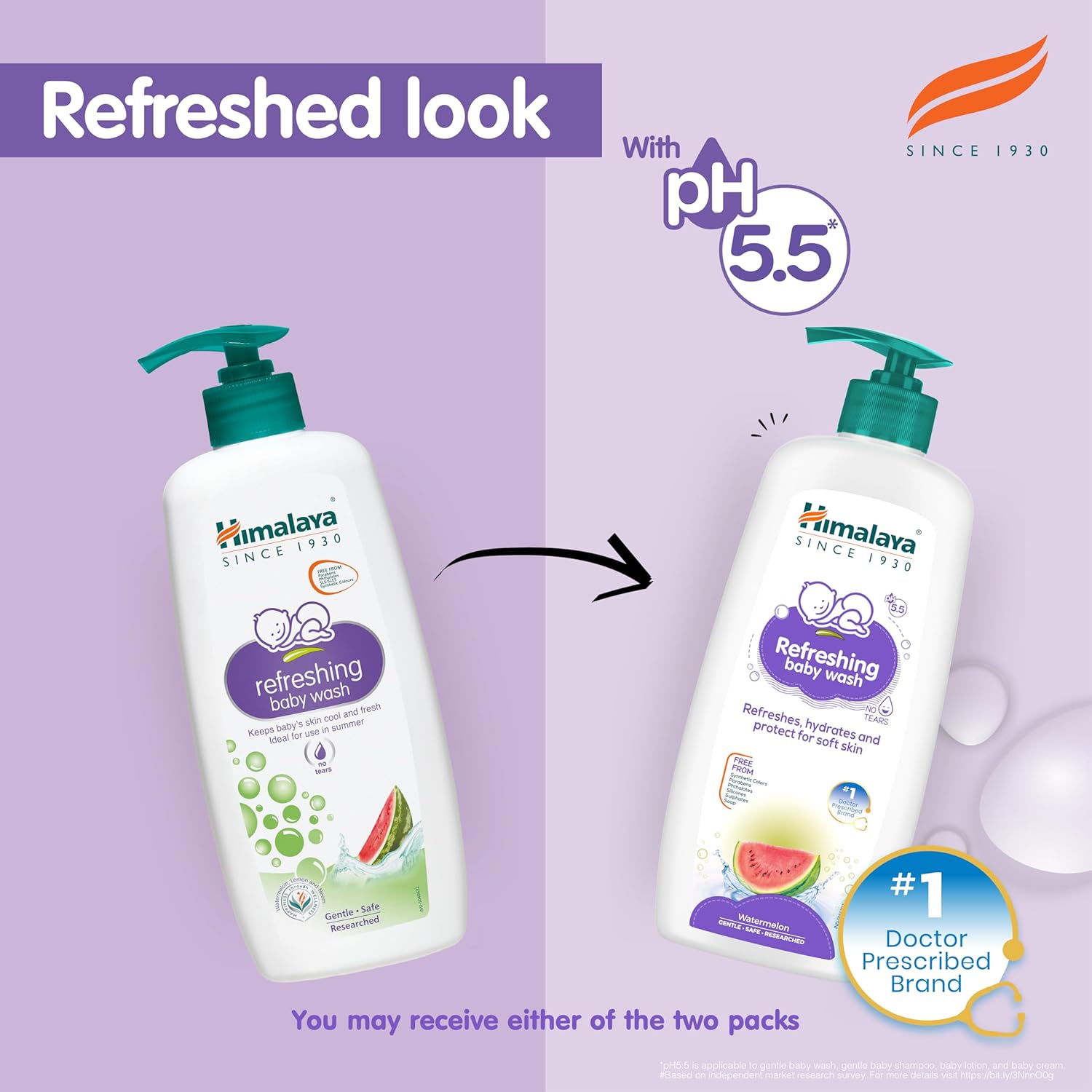 Himalaya Herbals - Refreshing Baby Wash - 100 ml