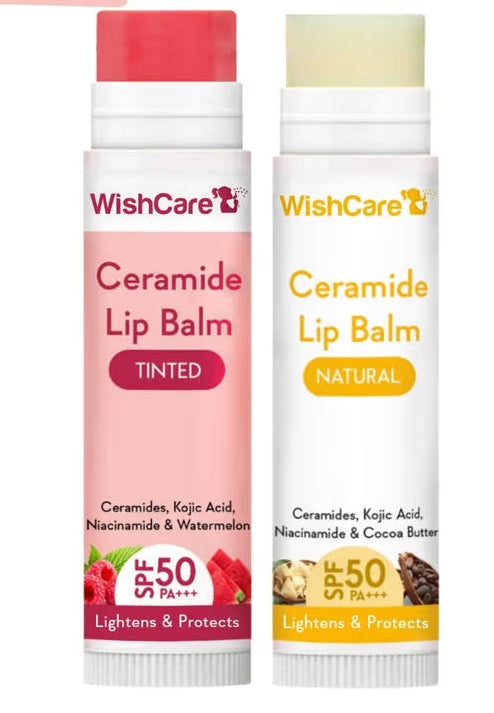 Wishcare Lip Balm Combo - Tinted SPF 50+++ & Natural - combo