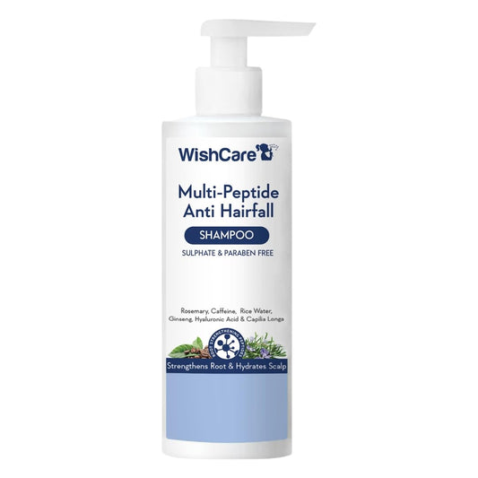 WishCare Multi-Peptide Anti Hairfall Shampoo With Rosemary - 250 ml