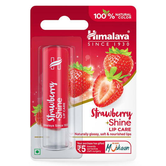 Himalaya Herbals Strawberry Shine Lip Care - 4.5 gm