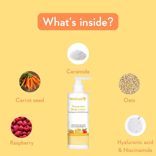 Wishcare Sunscreen Body Lotion SPF 50 - 200 ml