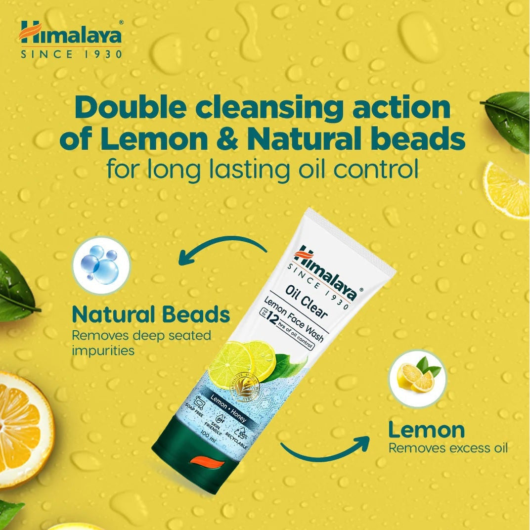 Himalaya Herbals Oil Clear Lemon Face Wash - 50 ml