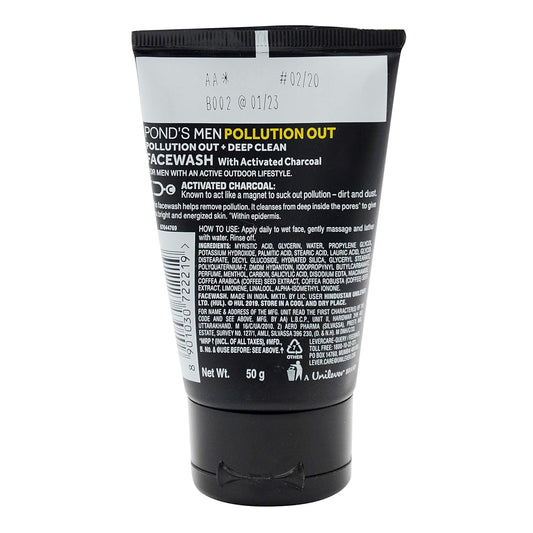 Ponds Men Pollution Out Facewash - 50 gm