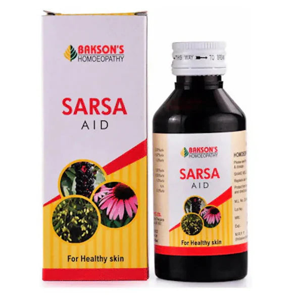 Bakson's Homeopathy Sarsa Aid Syrup - 115 ml