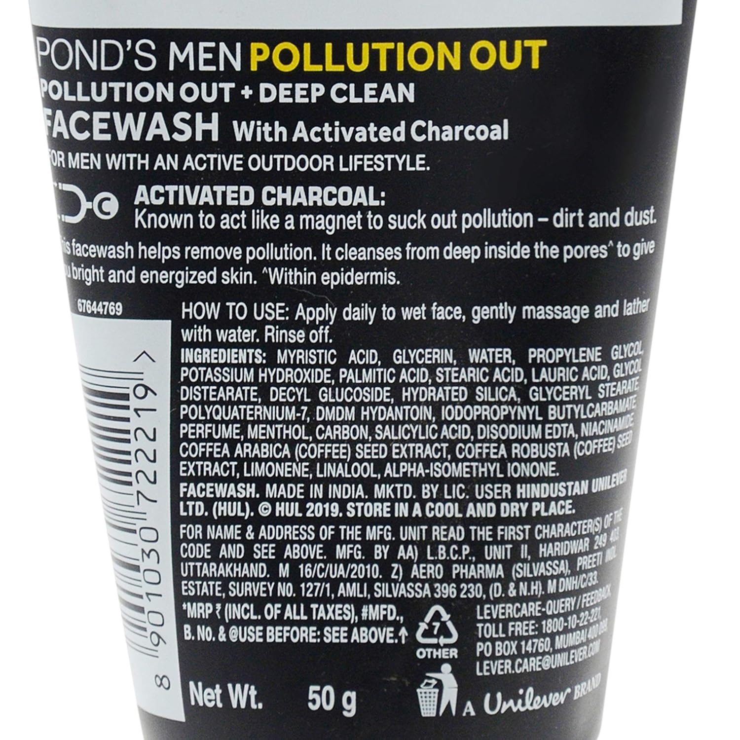 Ponds Men Pollution Out Facewash - 50 gm