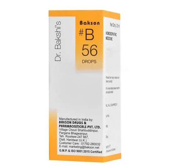 Bakson's Homeopathy B56 Drops - 30 ml