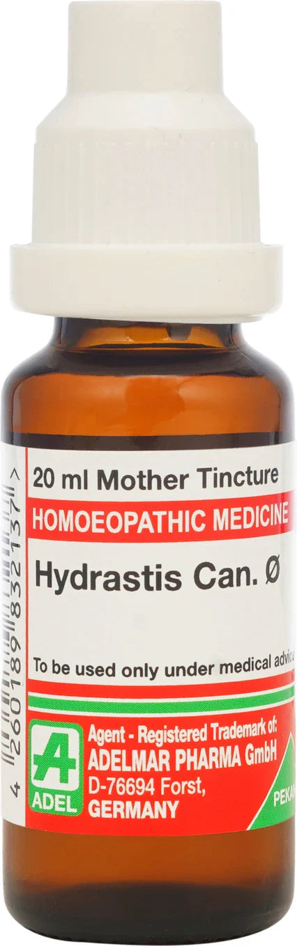 Adel Homeopathy Hydrastis Can Mother Tincture Q - 20 ml