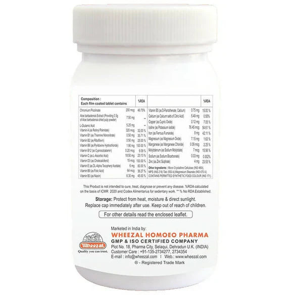 Wheezal Vitamin D+ Tablets - 30 tabs