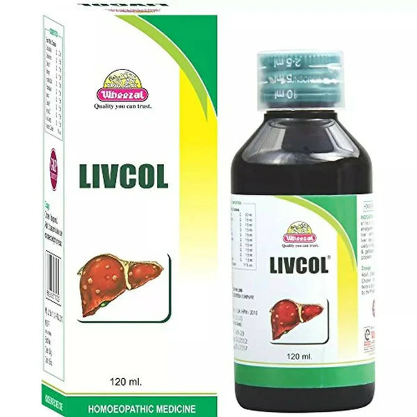 Wheezal Homeopathy Livcol Syrup - 120 ml