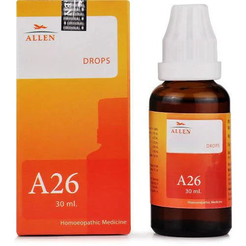 Allen Homeopathy A26 Drops - 30 ml