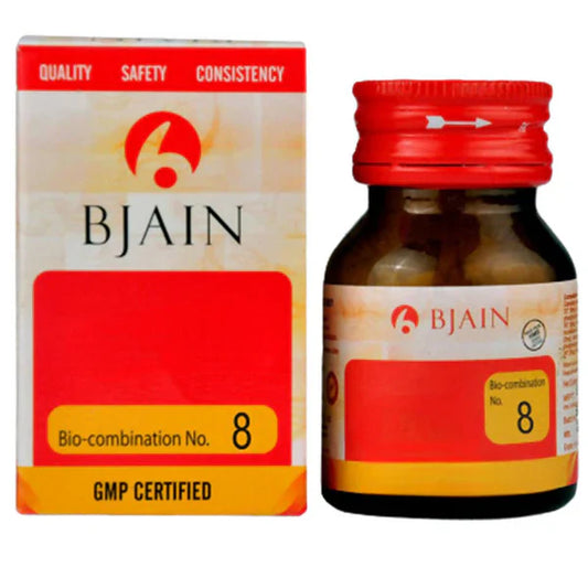 Bjain Homeopathy Bio Combination No.8 Tablet - 25 Gm