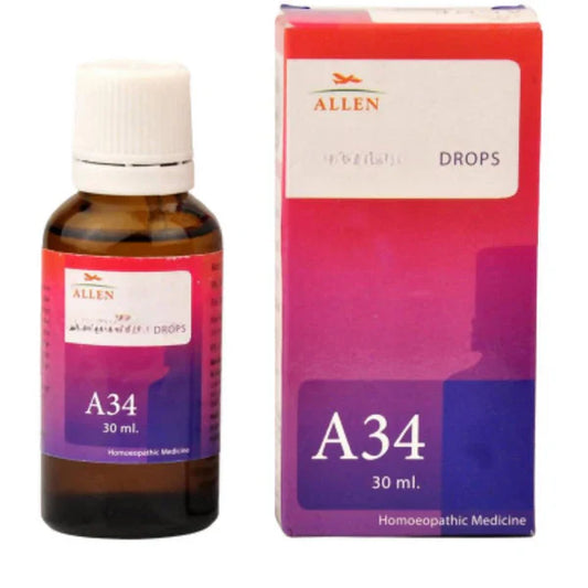 Allen Homeopathy A34 Drops - 30 ml