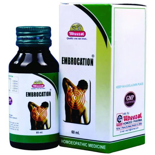 Wheezal Homeopathy Embrocation Massage Oil - 60 ml
