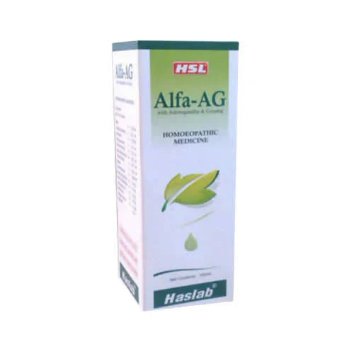 Haslab Homeopathy Alfa-AG With Ashwagandha & Ginseng Tonic - 100 ml