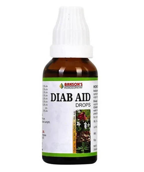 Bakson's Homeopathy Diab Aid Drops - 30 ml