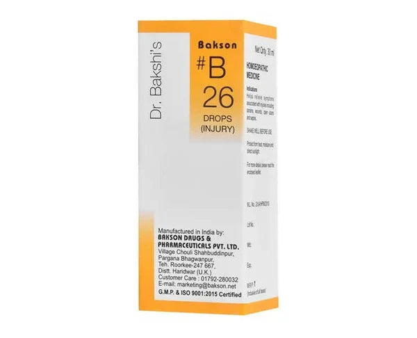 Bakson's Homeopathy B26 Drops - 30 ml