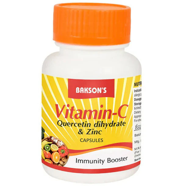 Bakson's Vitamin C Plus & Zinc Capsules - 30 caps