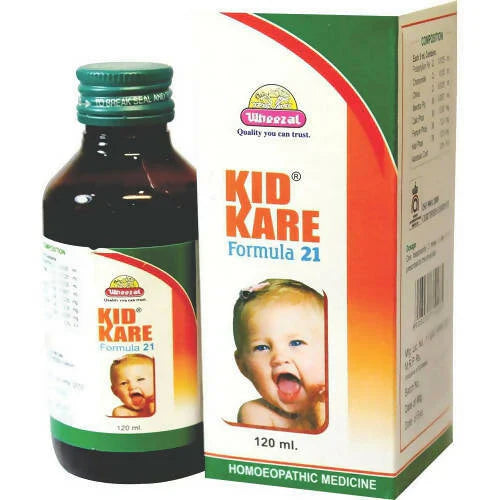 Wheezal Homeopathy Kid Kare Formula 21 Syrup - 120 ml
