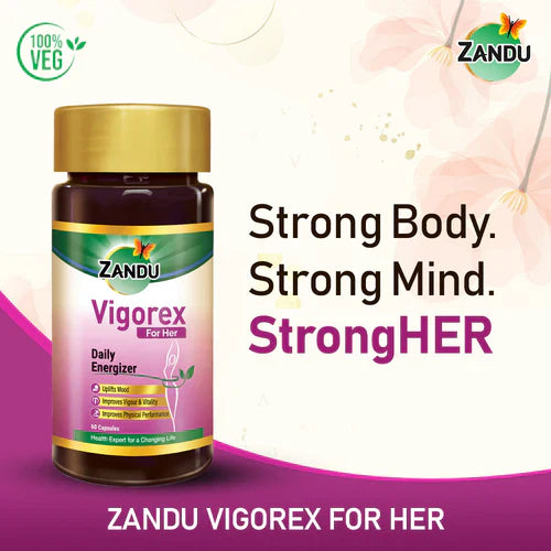 Zandu Vigorex For Her Capsules - 60 caps